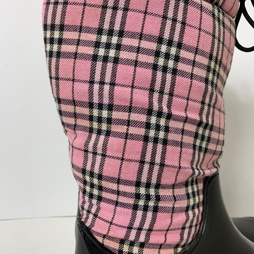 Corkys Plaid Rain Boots - 10 - Picture 6 of 6